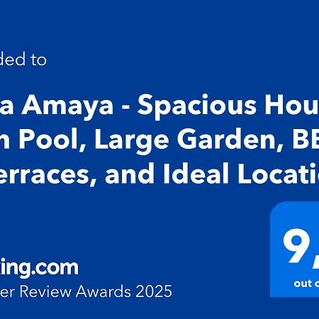 Casa Amaya - Spacious House With Pool, Large Garden, Bbq, 2 Terraces, And Ideal Location *